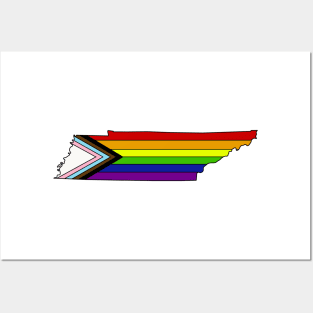 Progress pride flag - Tennessee Posters and Art